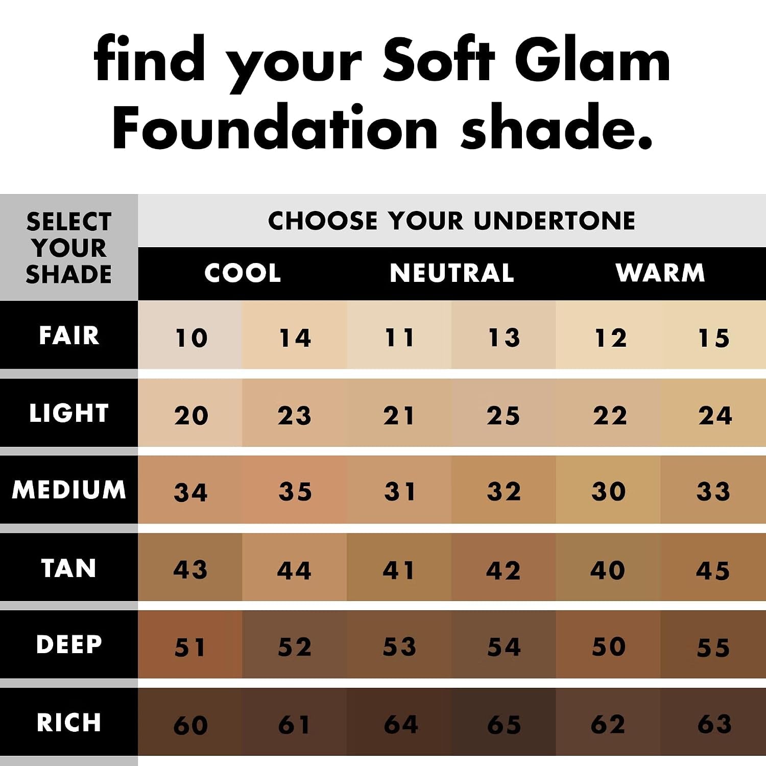 Soft Glam Foundation, 14 Fair Cool | Medium Coverage, Long-Lasting & Buildable Foundation for a Smooth, Satin Finish, Vegan & Cruelty-Free
