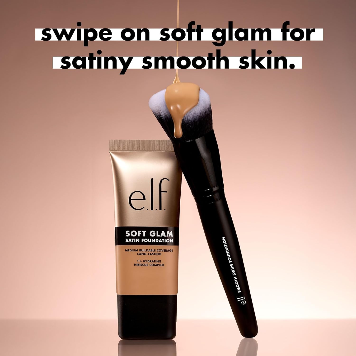 Soft Glam Foundation, 10 Fair Cool | Medium Coverage, Long-Lasting & Buildable Foundation for a Smooth, Satin Finish, Vegan & Cruelty-Free
