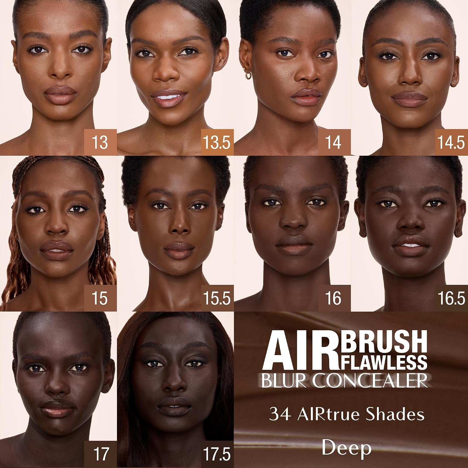 Charlotte Tilbury Airbrush Flawless Blur Concealer - Longwear Concealer for Dark Circles, Blemishes, Redness & More - Hydrating, Crease-Proof & Full Coverage with a Natural Matte Finish