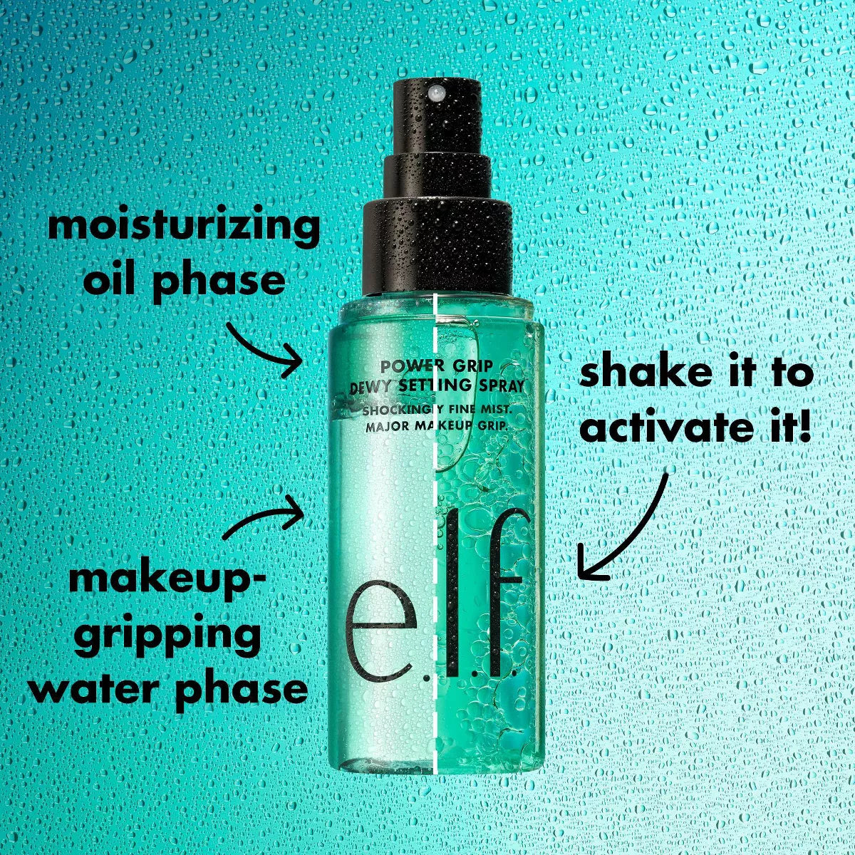 E.L.F. Power Grip Dewy Setting Spray - 2.7 Fl Oz: Paraben-Free, Phthalate-Free, Vegan, Normal Skin