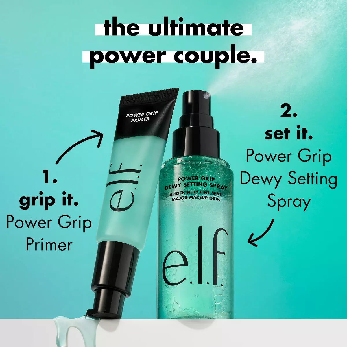 E.L.F. Power Grip Dewy Setting Spray - 2.7 Fl Oz: Paraben-Free, Phthalate-Free, Vegan, Normal Skin