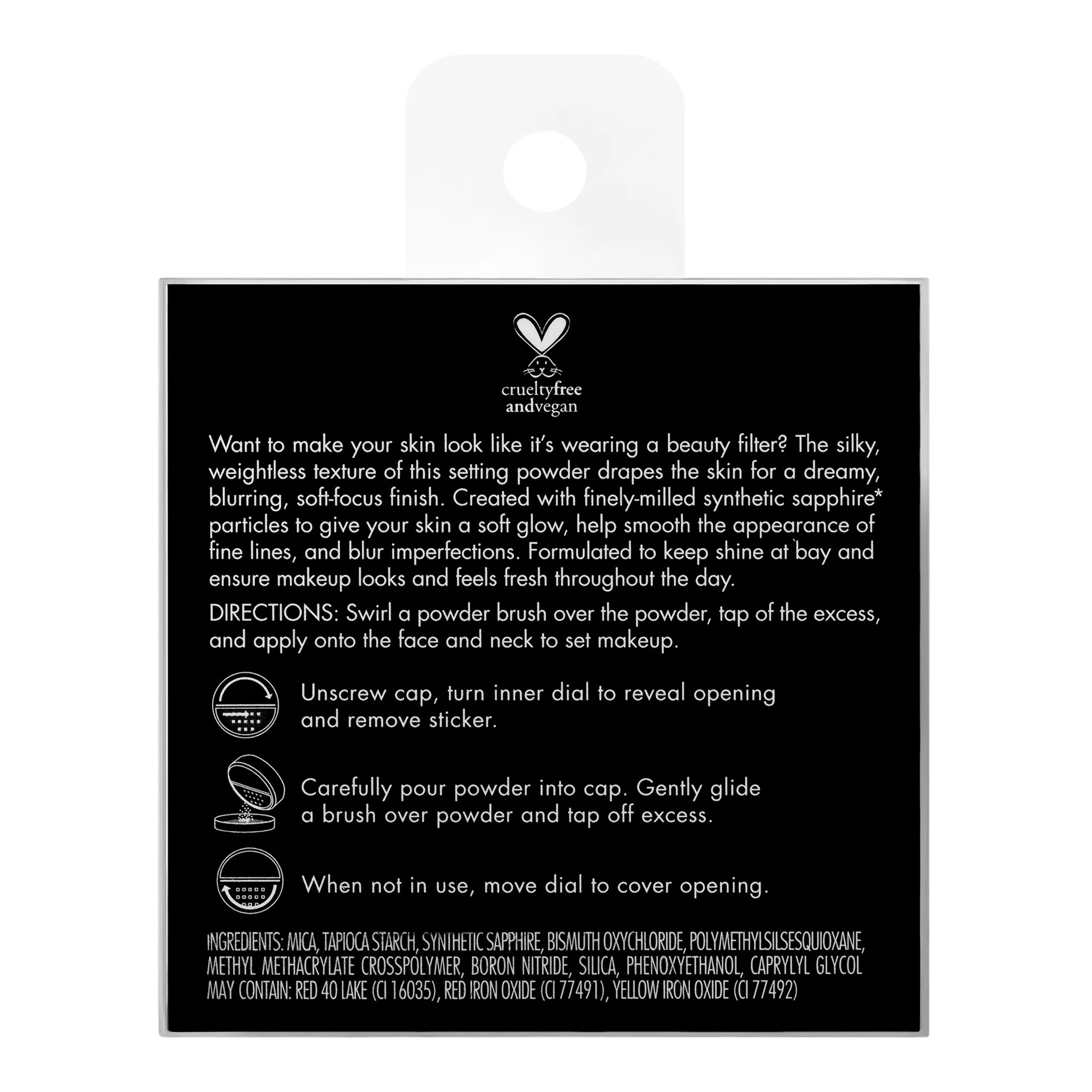E.L.F. Halo Glow Setting Powder, Light Pink