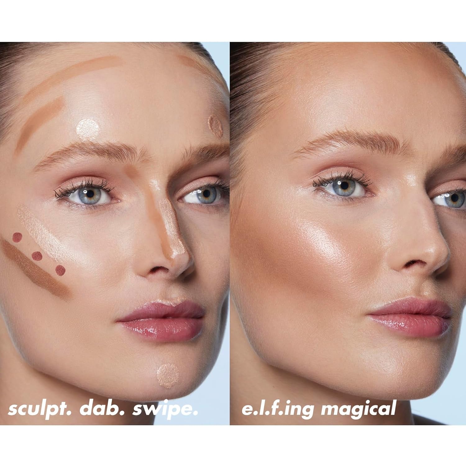 Halo Glow Highlight Beauty Wand, Liquid Highlighter Wand for Luminous, Glowing Skin, Buildable Formula, Vegan & Cruelty-Free, Pink Prism