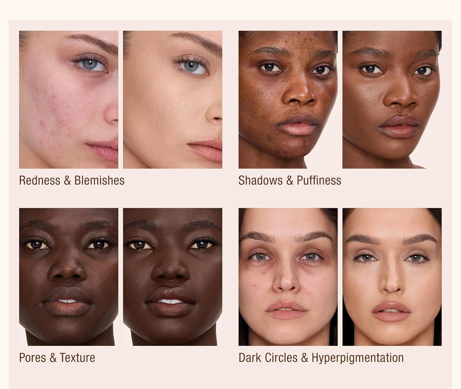 Charlotte Tilbury Airbrush Flawless Blur Concealer - Longwear Concealer for Dark Circles, Blemishes, Redness & More - Hydrating, Crease-Proof & Full Coverage with a Natural Matte Finish