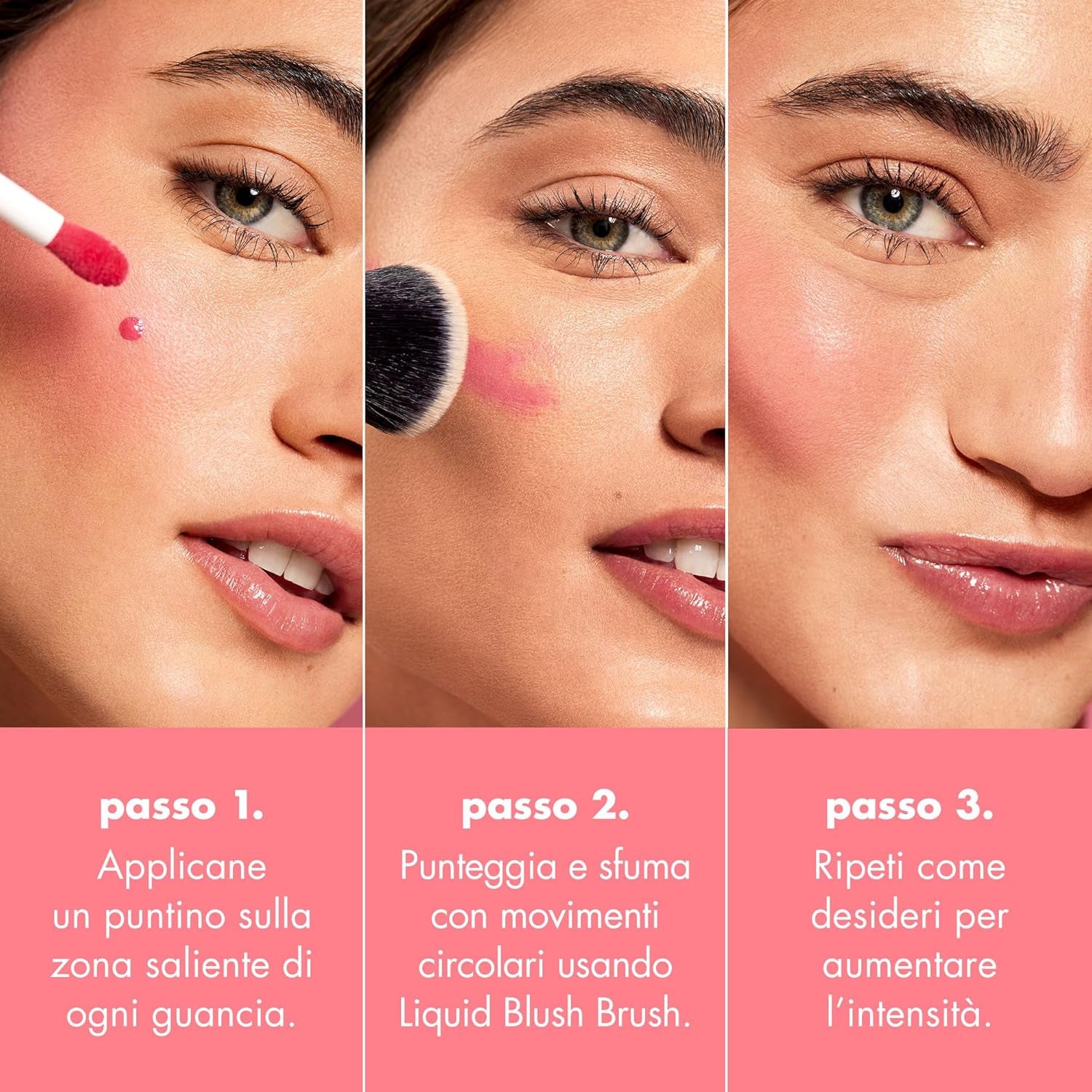 Camo Liquid Blush, Dusty Rosé | Long-Lasting Liquid Blush for High-Pigment Color, Creates a Soft, Dewy Finish, Vegan & Cruelty-Free