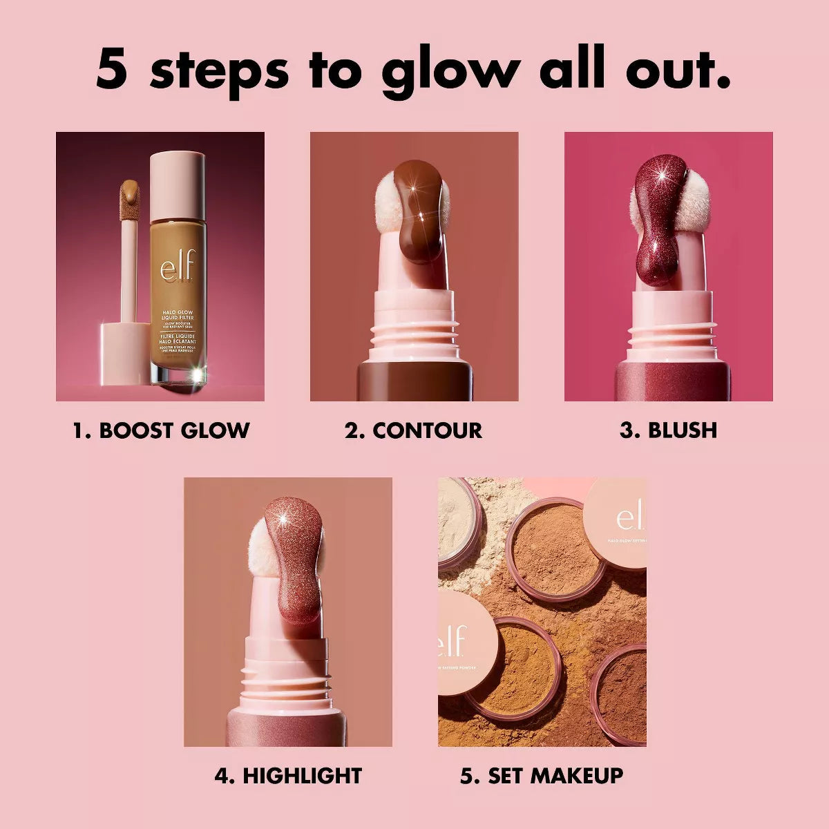 E.L.F. Halo Glow Liquid Filter Highlighter - 1.06 Fl Oz