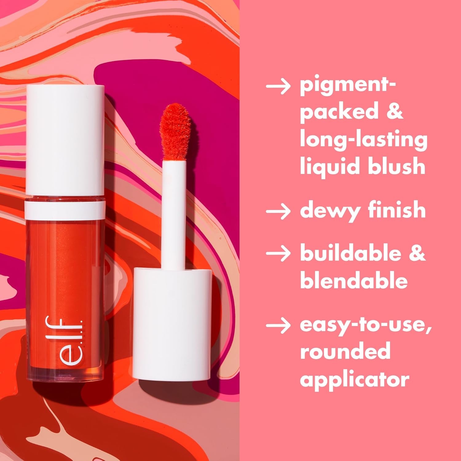 Camo Liquid Blush, Suave Mauve | Long-Lasting Liquid Blush for High-Pigment Color, Creates a Soft, Dewy Finish, Vegan & Cruelty-Free