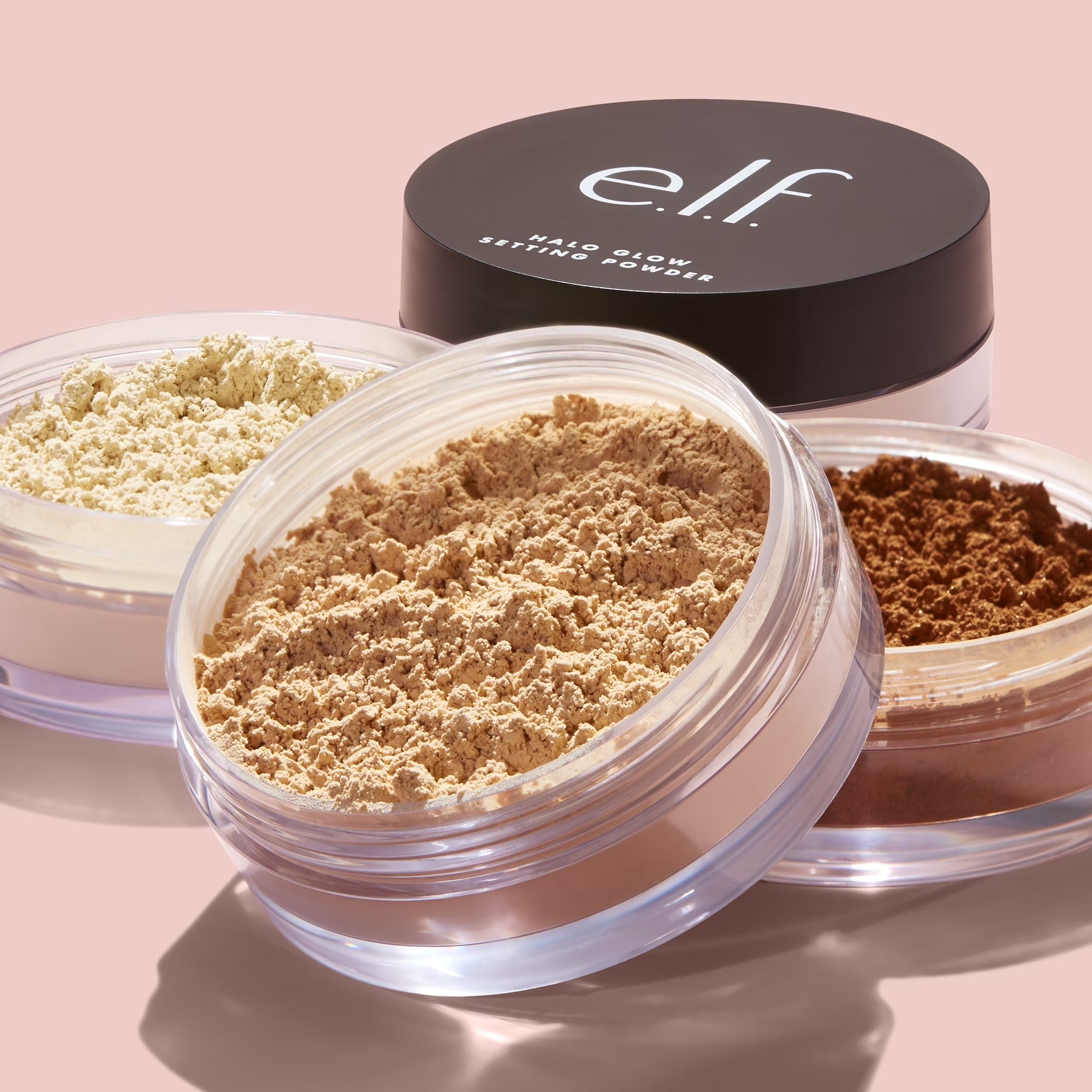 E.L.F. Halo Glow Setting Powder, Light Pink