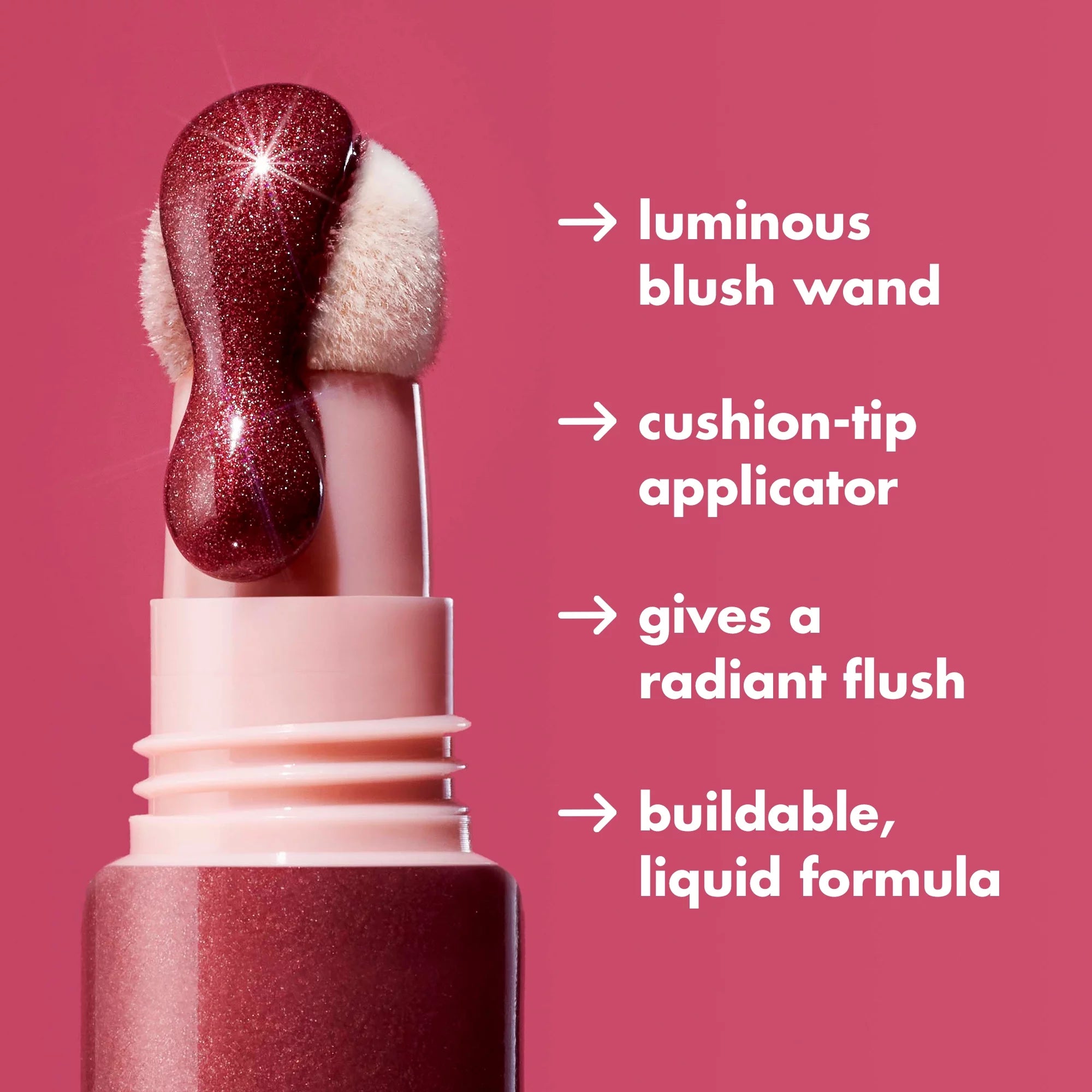 E.L.F. Halo Glow Blush Beauty Wand, Pink-Me-Up, 0.33 Fl Oz