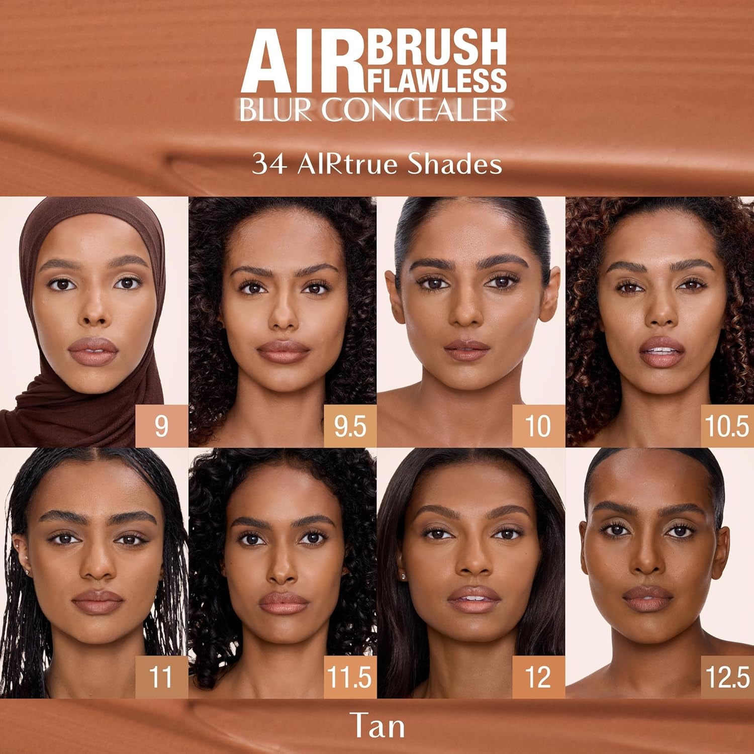 Charlotte Tilbury Airbrush Flawless Blur Concealer - Longwear Concealer for Dark Circles, Blemishes, Redness & More - Hydrating, Crease-Proof & Full Coverage with a Natural Matte Finish