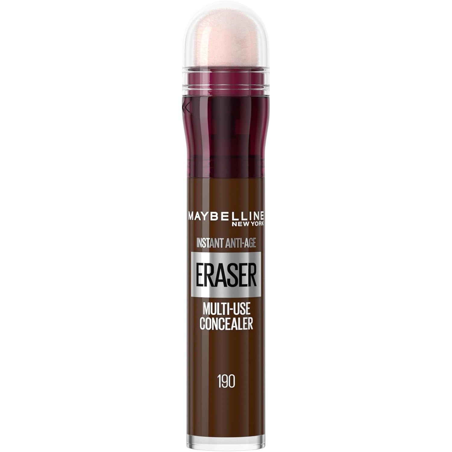 Maybelline Instant Age Rewind Instant Eraser Multi-Use Concealer, Crease-Resistant Coverage, up to 12HR Moisturizing Wear, 190, 1 Count