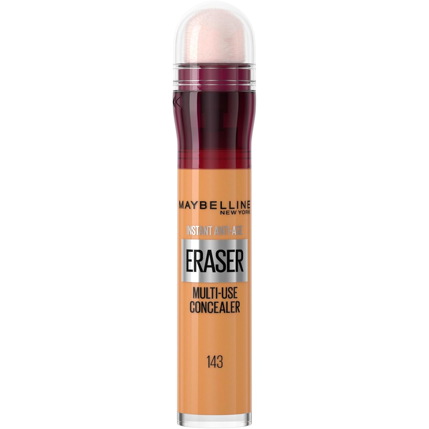 Maybelline Instant Age Rewind Instant Eraser Multi-Use Concealer, Crease-Resistant Coverage, up to 12HR Moisturizing Wear, 143, 1 Count
