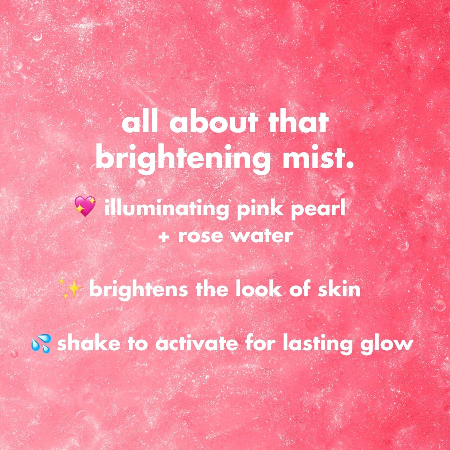 Power Grip Rosé Setting Spray, Grips Makeup for Lasting Wear & Glistening, Glowy Finish, Made with Niacinamide, Vegan & Cruelty-Free