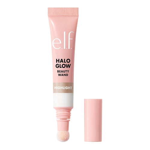 Halo Glow Highlight Beauty Wand, Liquid Highlighter Wand for Luminous, Glowing Skin, Buildable Formula, Vegan & Cruelty-Free, IRL Angel