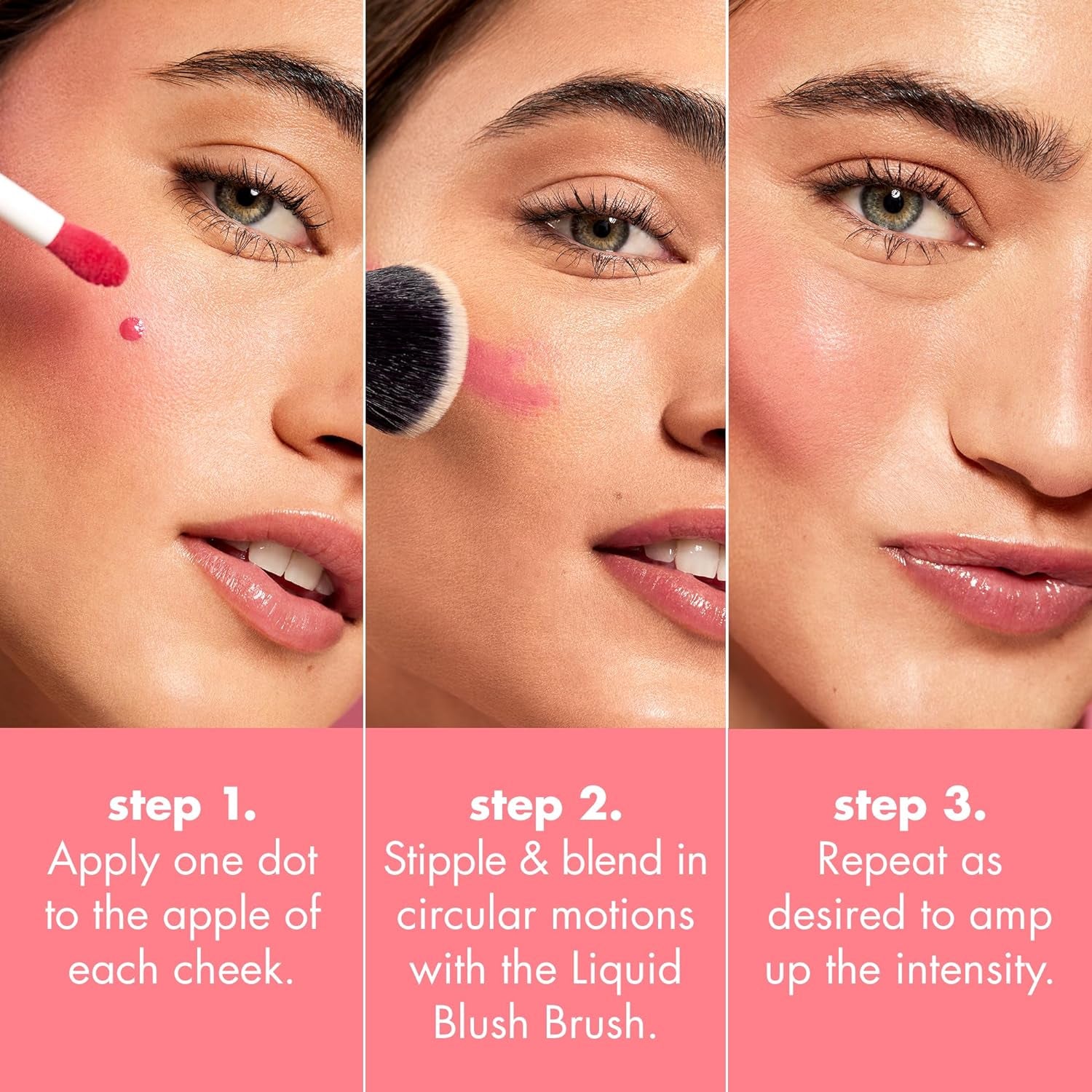 Camo Liquid Blush, Suave Mauve | Long-Lasting Liquid Blush for High-Pigment Color, Creates a Soft, Dewy Finish, Vegan & Cruelty-Free